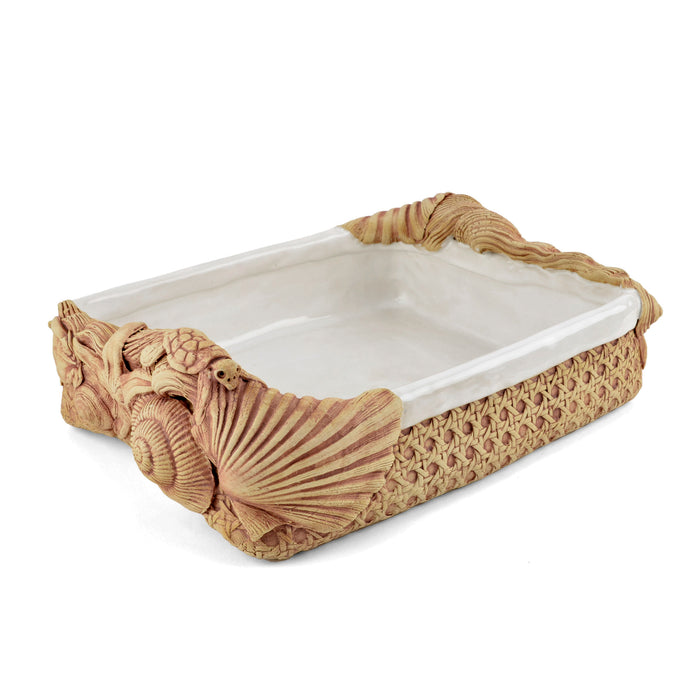 Charlestown Porcelaine Sea Creatures Square Baking Dish