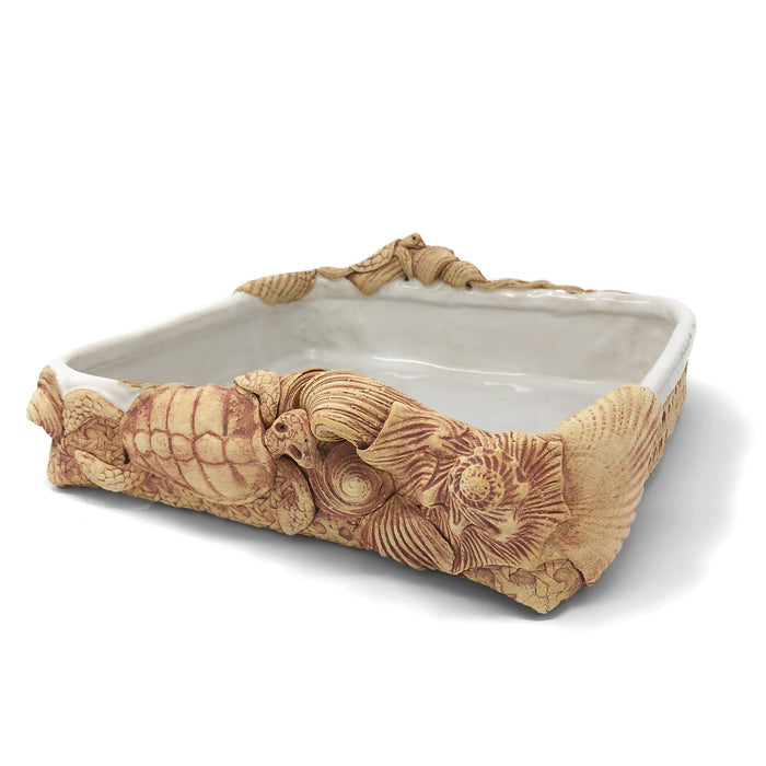 Charlestown Porcelaine Sea Creatures Square Baking Dish