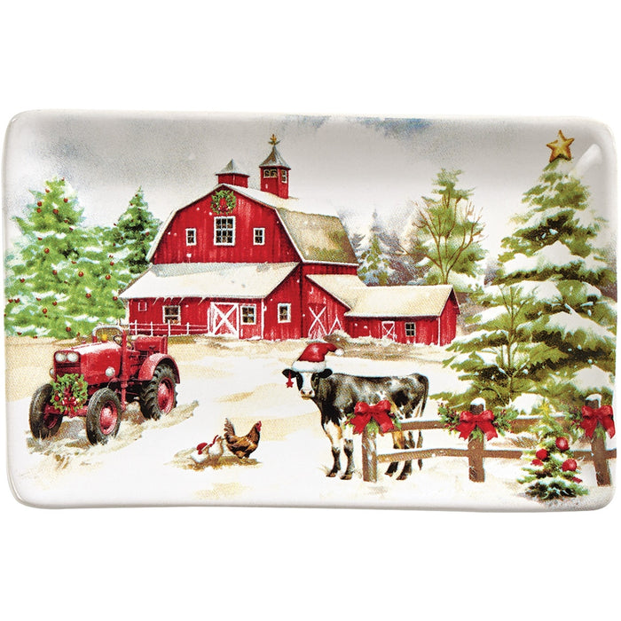 Christmas At The Farm Spoon Rest-Lange General Store