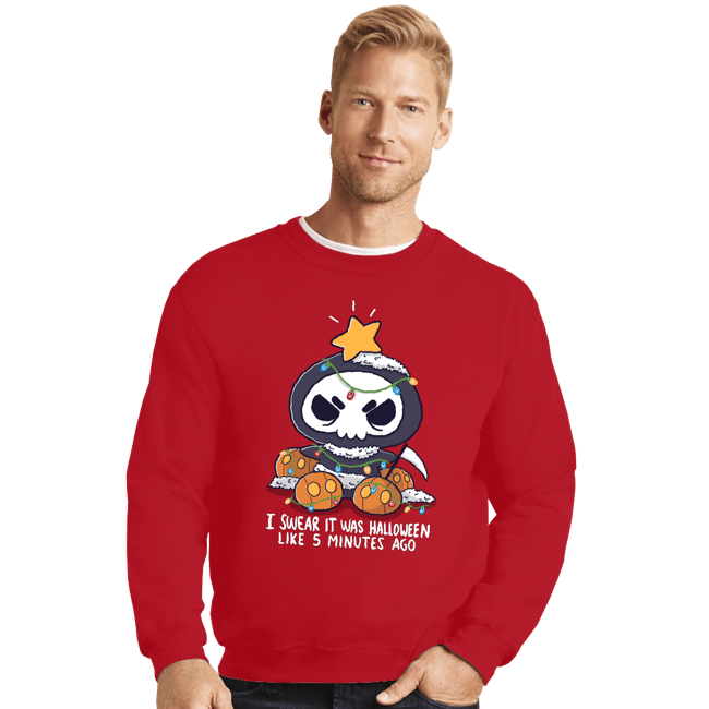 Crewneck Sweater, Unisex / Small / Red