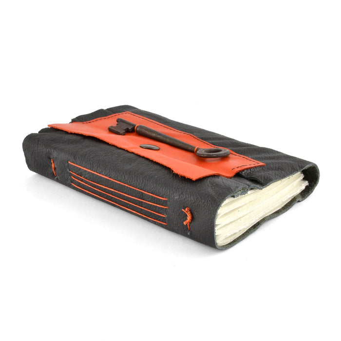 Conduit Press Handbound Reclaimed Leather Journal, Each One Unique