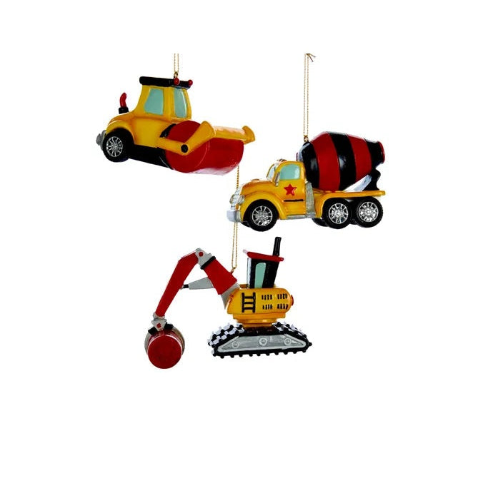 Construction Vehicle Ornament