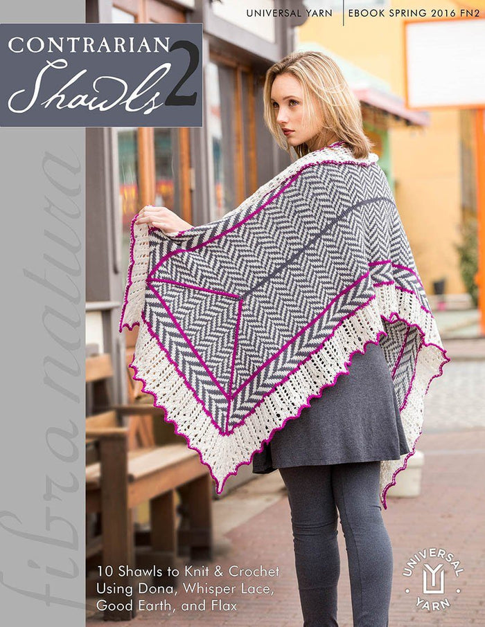 Contrarian Shawls 2 Pattern Fibra Natura