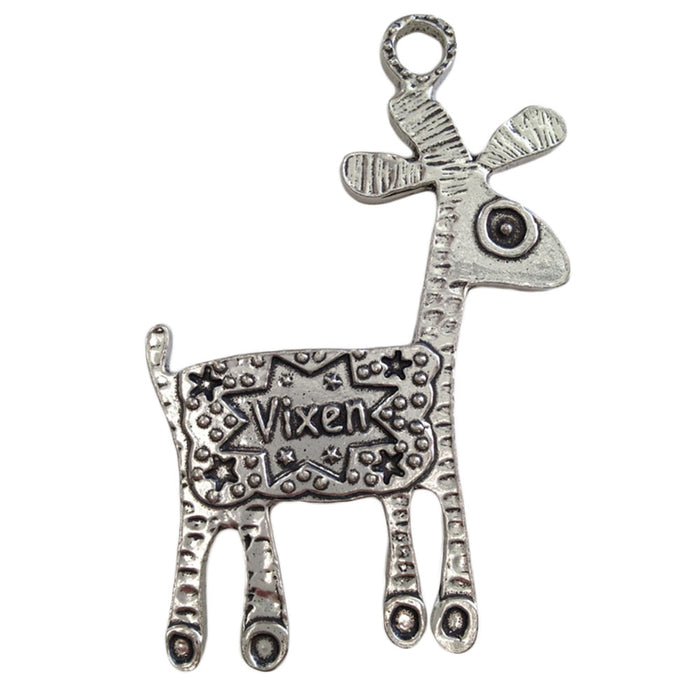 Crosby & Taylor Reindeer American Handmade Pewter Ornament