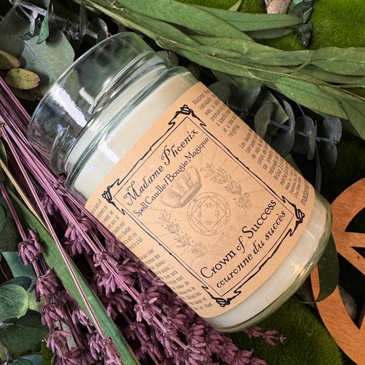 Crown of Success Spell Candle