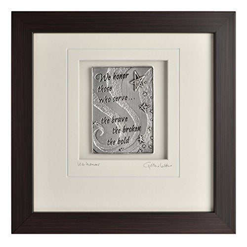 Cynthia Webb Designs We Honor Those Who Serve Pewter Wall Art - The Barrington Garage