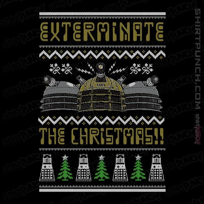 Shirts Magnets / 3"x3" / Black Dalek Xmas
