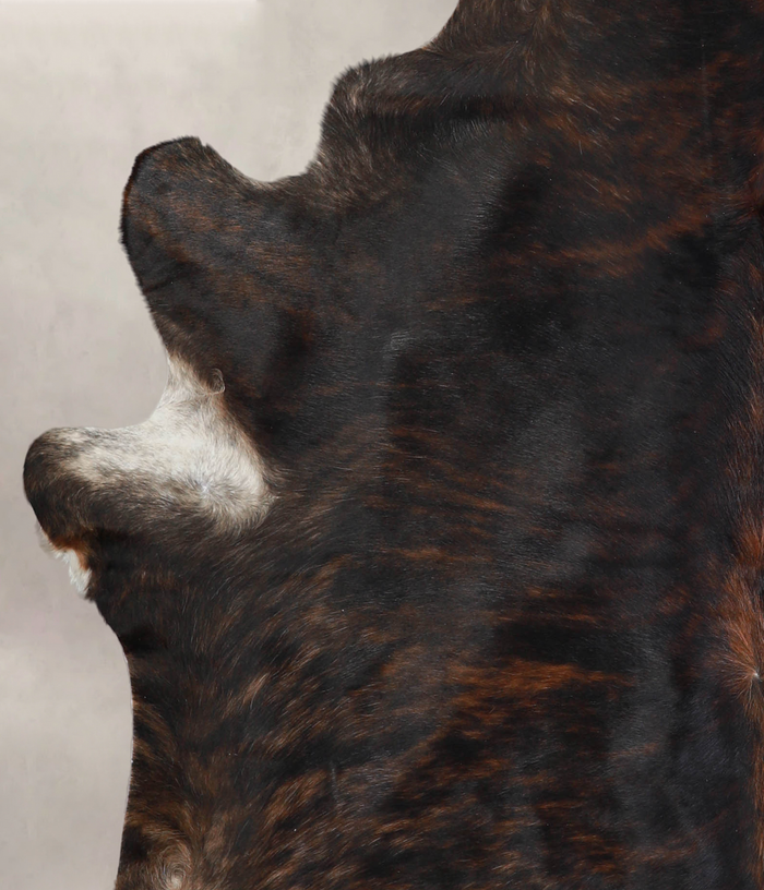 Dark Brindle Cowhide Rug #A21953