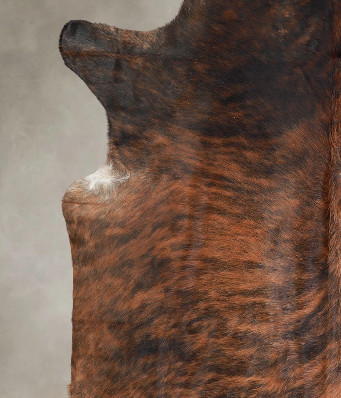Dark Brindle Cowhide Rug #A23146