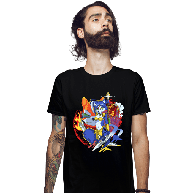 Secret_Shirts Fitted Shirts, Mens / Small / Black Dino Planet