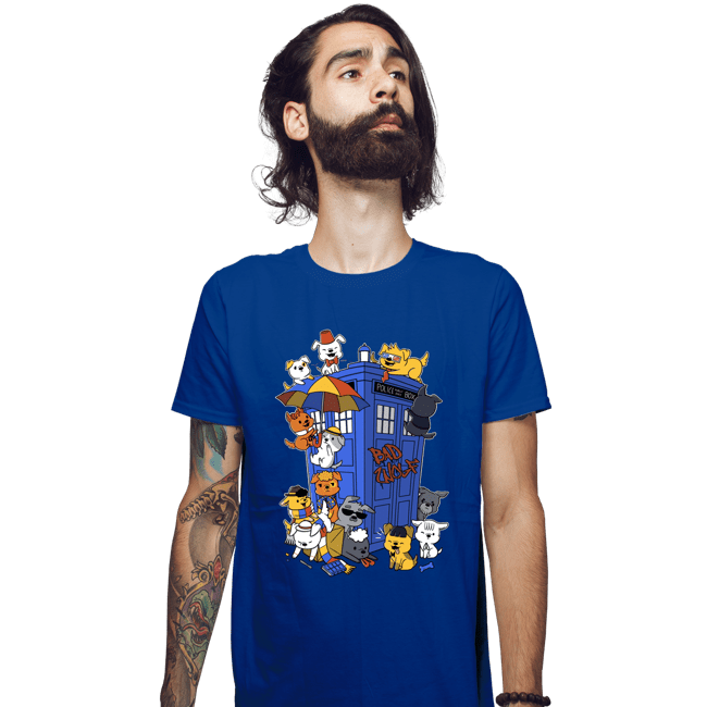 Secret_Shirts Fitted Shirts, Mens / Small / Royal Blue Dogs Who