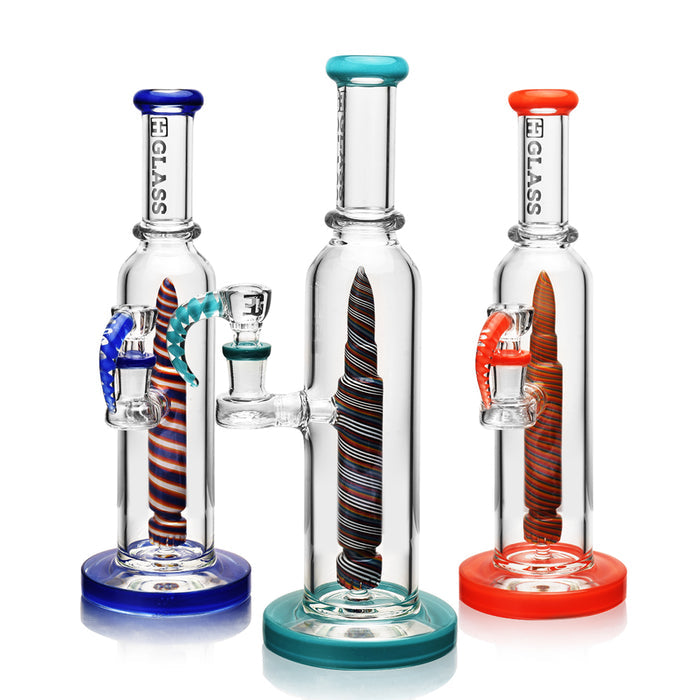 EG Glass Bullet Straight Tube Bong