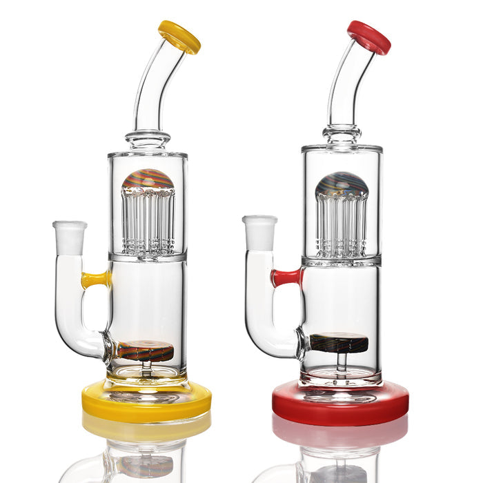 EG Glass Jellyfish Perc 11 Inch Water Pipe