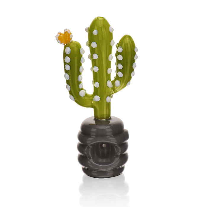 EG Glass Potted Cactus Hand Pipe