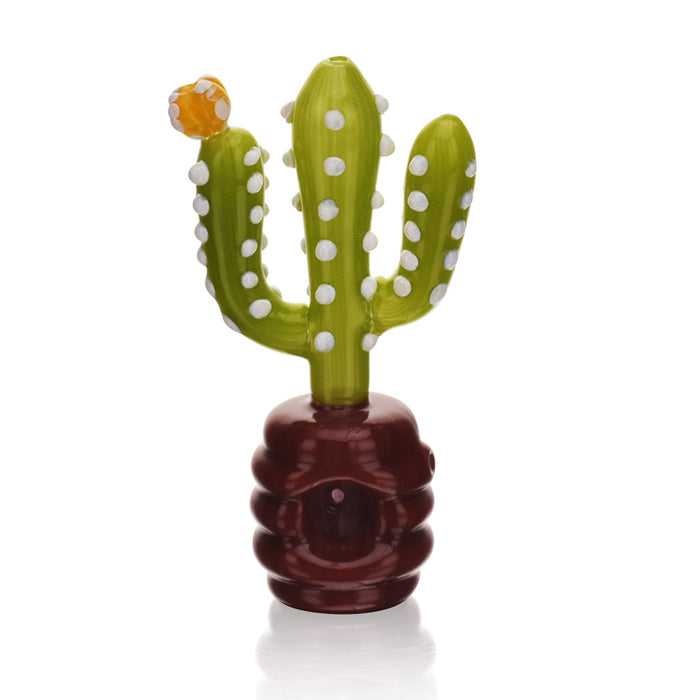 EG Glass Potted Cactus Hand Pipe