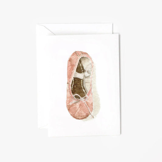 Emily Lex Studio Mini Enclosure Notecard in Ballet Shoe