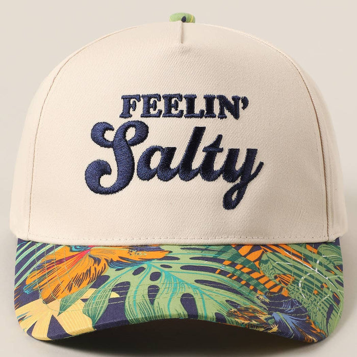 Feelin' Salty Floral Trucker Hat