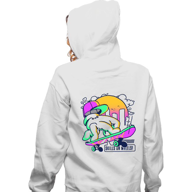 Zippered Hoodies, Unisex / Small / White