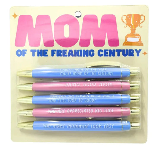 FUN CLUB - Mom Of The Freaking Century Pen Set (mothers day, gifts)
