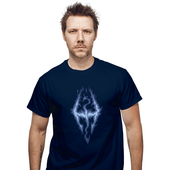 Shirts T-Shirts, Unisex / Small / Navy Fus Ro Dah Blue