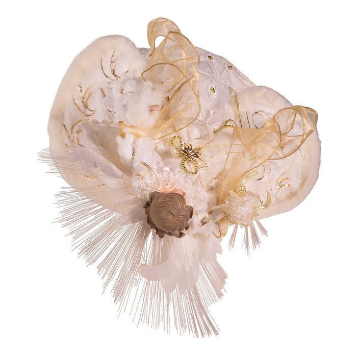 Gold & White Angel Treetop