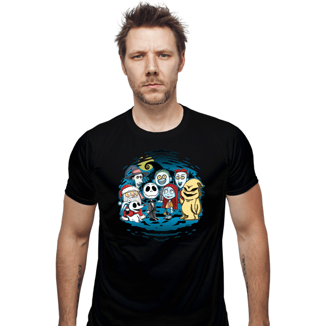 Daily_Deal_Shirts Fitted Shirts, Mens / Small / Black Halloween Friends
