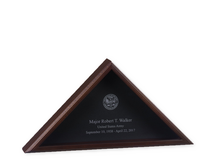 Cherry Wood / Air Force Emblem & Text