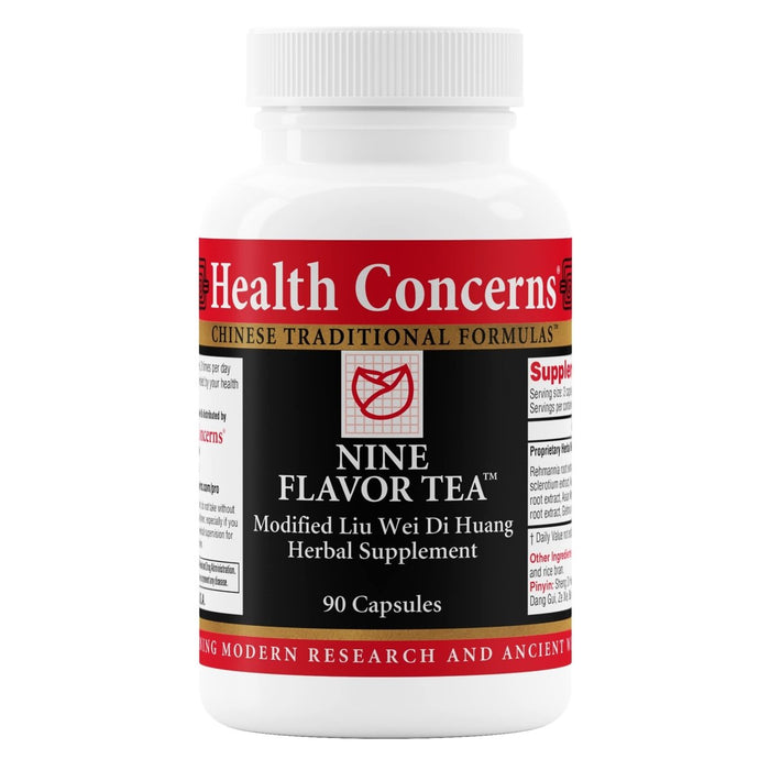 Health Concerns Nine Flavor Tea - Immune System Support & Kidney Support Supplement - 90 Capsules - The Oasis of Health