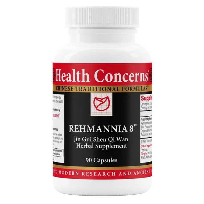 Health Concerns Rehmannia 8 - Back Discomfort & Urinary Tract Health for Women & Men - 90 Capsules - The Oasis of Health