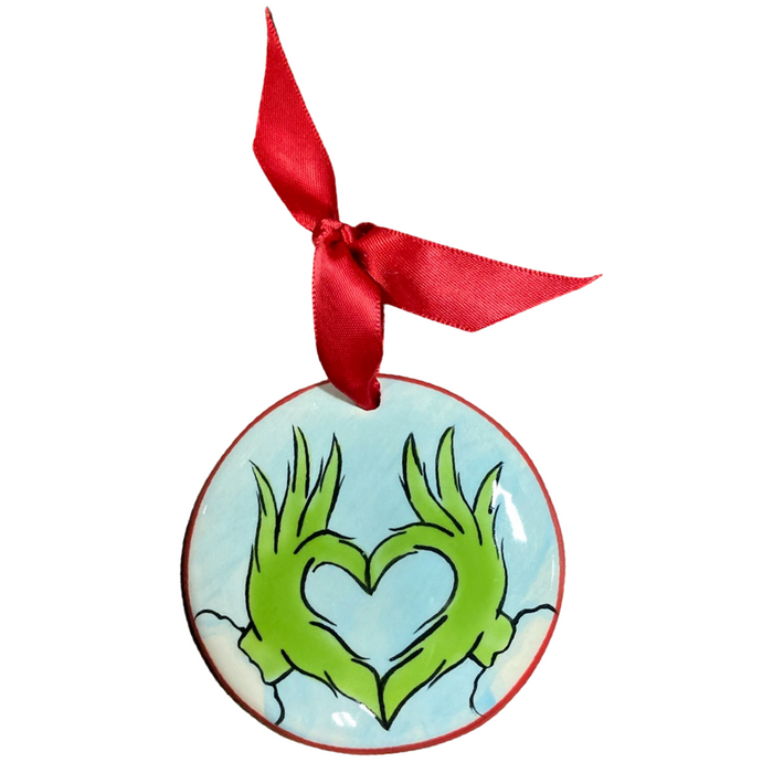 Heart Hands Flat Ornament