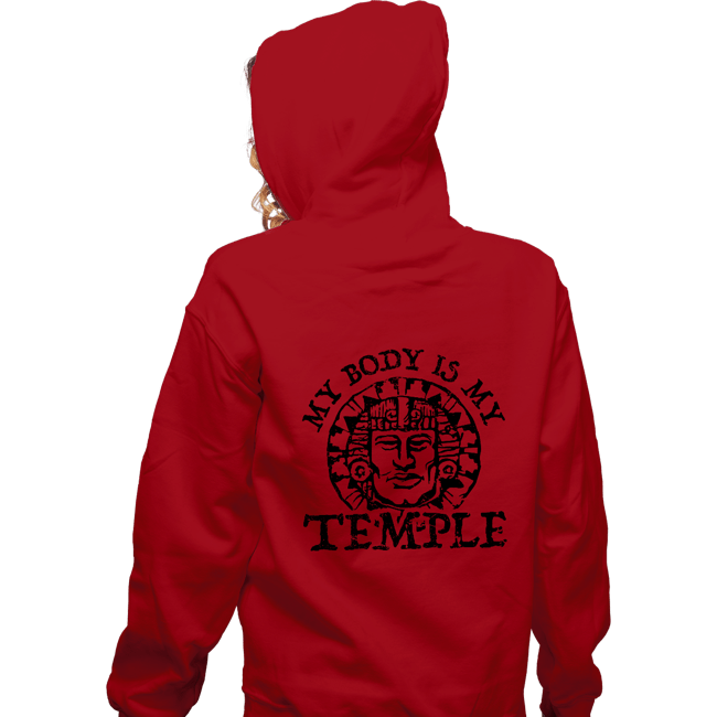 Zippered Hoodies, Unisex / Small / Red