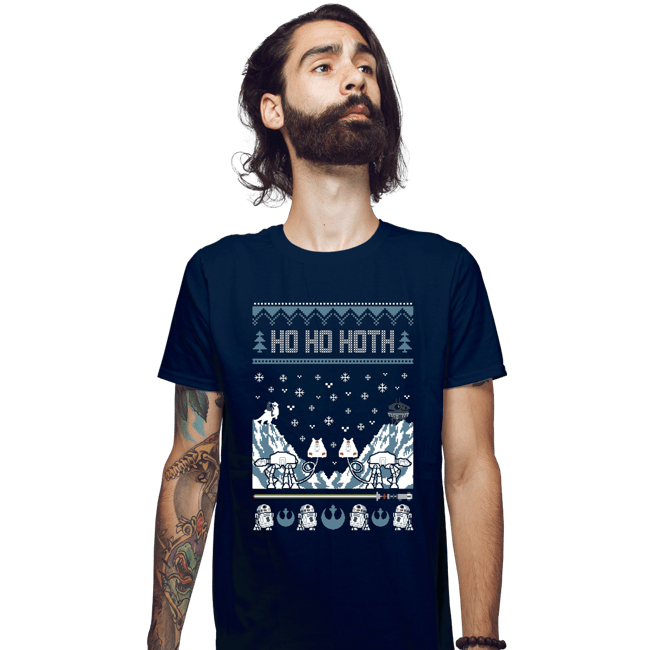 Shirts Fitted Shirts, Mens / Small / Navy Ho Ho Hoth