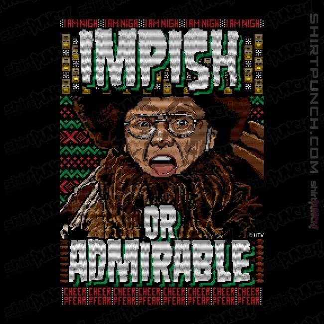 Daily_Deal_Shirts Magnets / 3"x3" / Black I Am Nigh