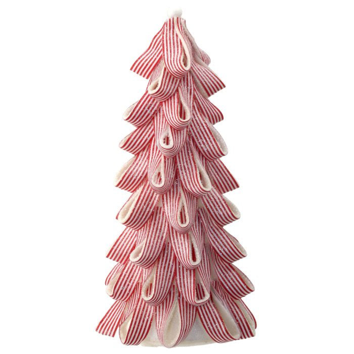 Iced Peppermint Candy Ribbon Tree