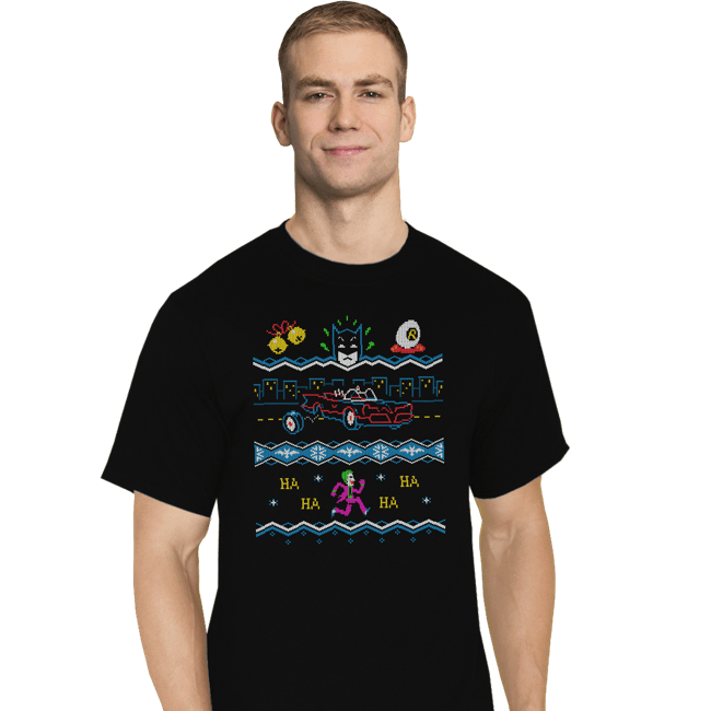 Daily_Deal_Shirts T-Shirts, Tall / Large / Black Jingle Smells '66