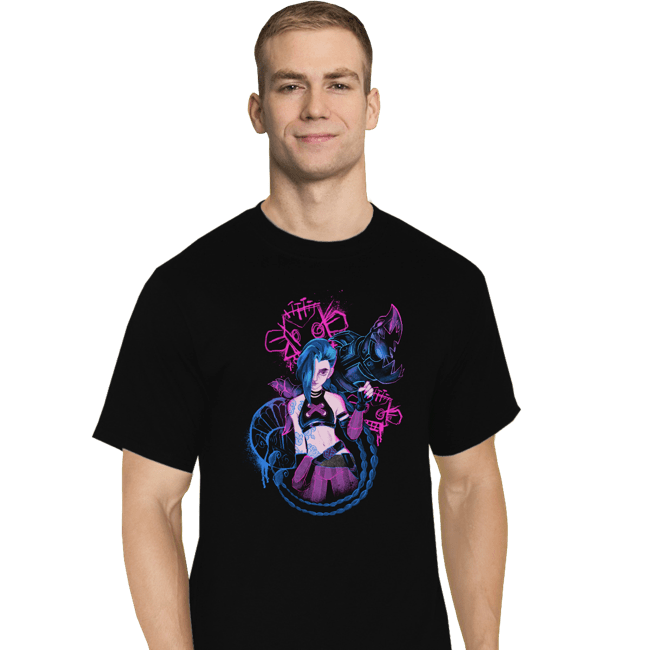 Daily_Deal_Shirts T-Shirts, Tall / Large / Black Jinx!