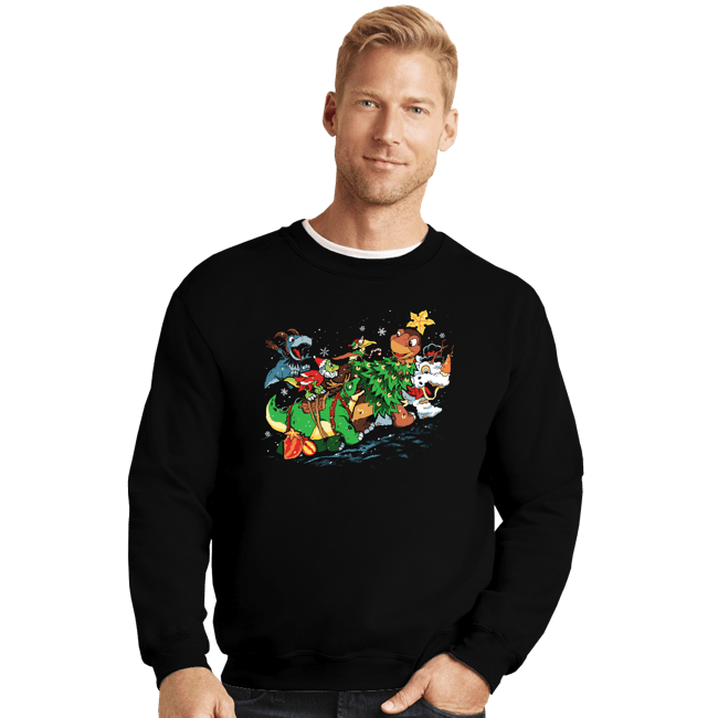 Crewneck Sweater, Unisex / Small / Black
