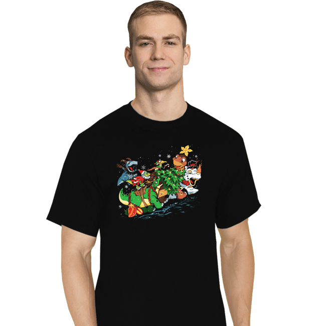 Secret_Shirts T-Shirts, Tall / Large / Black Land Before Christmas Time