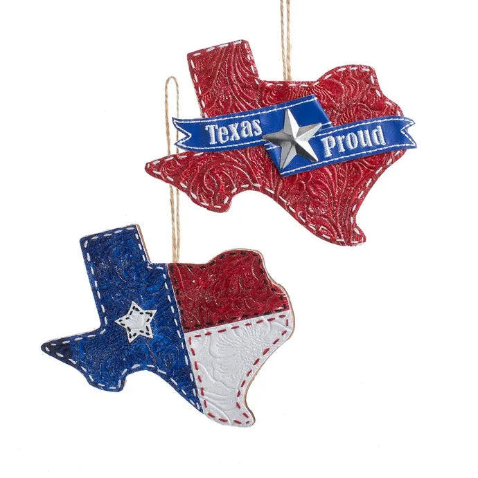 Leather Texas Ornament