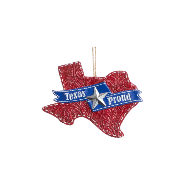 Leather Texas Ornament