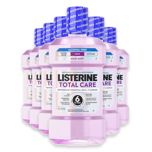 Listerine Total Care Zero Mouthwash - 1.0 L - 6 Pack