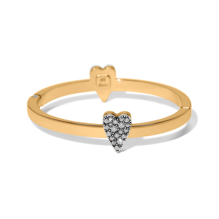 Love Messages Be Bold Hinged Bangle