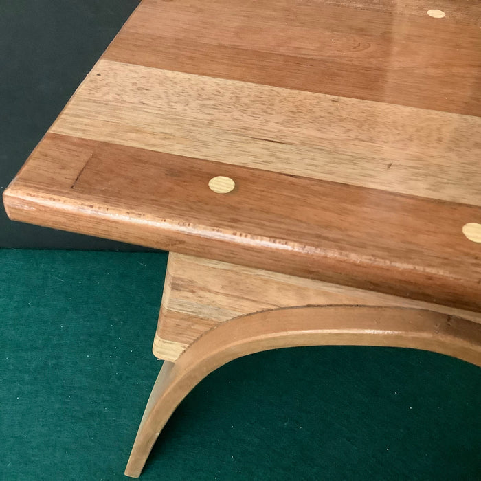 Mahogany Step Stool with Carry Handle