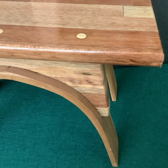 Mahogany Step Stool with Carry Handle