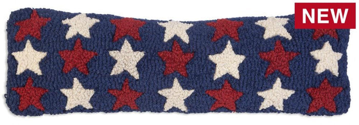 Patriotic Pillow New Zealand Wool Designed in Vermont Flagman of America