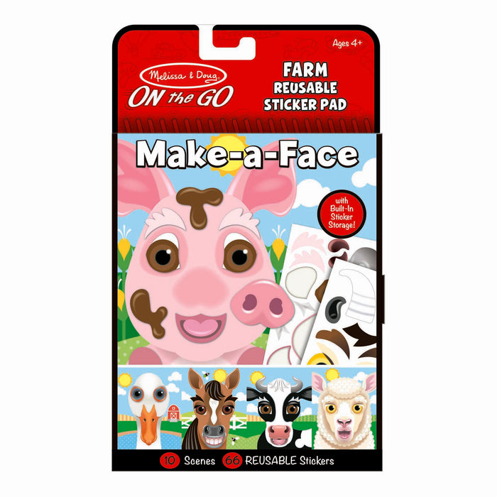 Melissa & Doug On-the-Go Make A Face - Farm