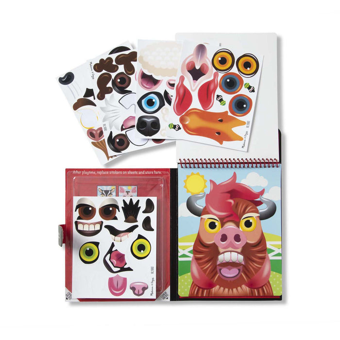 Melissa & Doug On-the-Go Make A Face - Farm