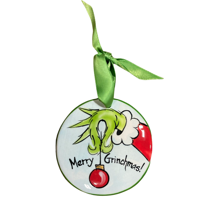 Merry Grinchmas Flat Ornament