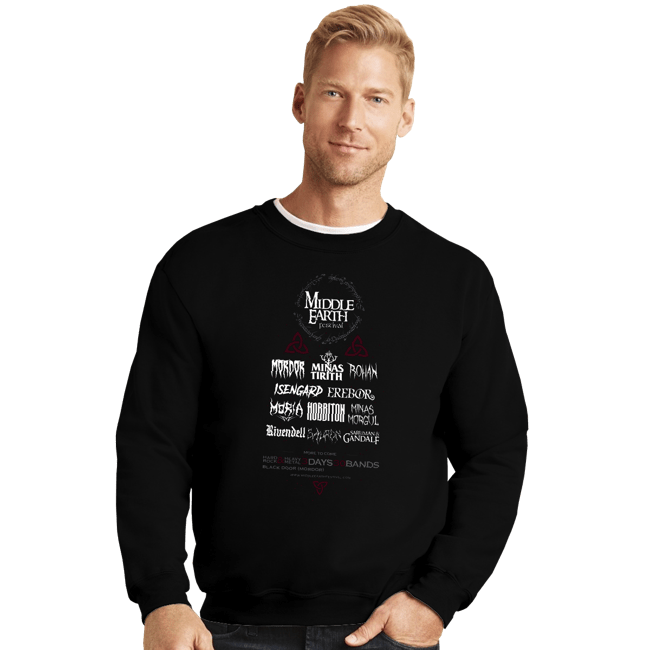 Crewneck Sweater, Unisex / Small / Black