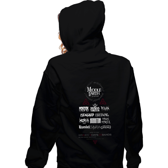 Zippered Hoodies, Unisex / Small / Black